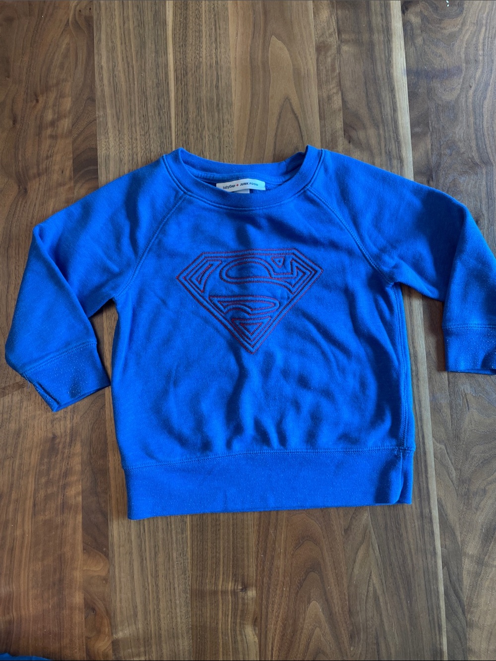 GAP Royal Blue Kids Superman Pullover Sweatshirt